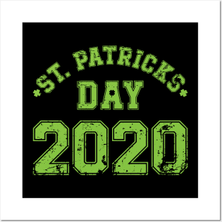 Saint Patrick's Day 2020 Retro Design Party Costume Outfit Posters and Art